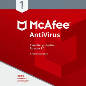 Antivirus McAfee 1 Año / 1 Pc